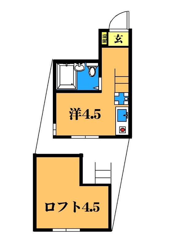 アイアン南大井 102号室 間取り