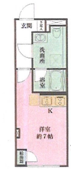 Fika大井町 103号室 間取り