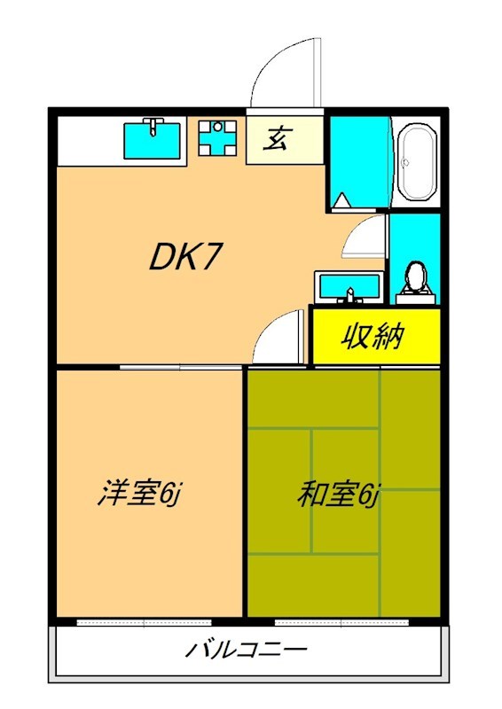 サンウッド洗足 302号室 間取り