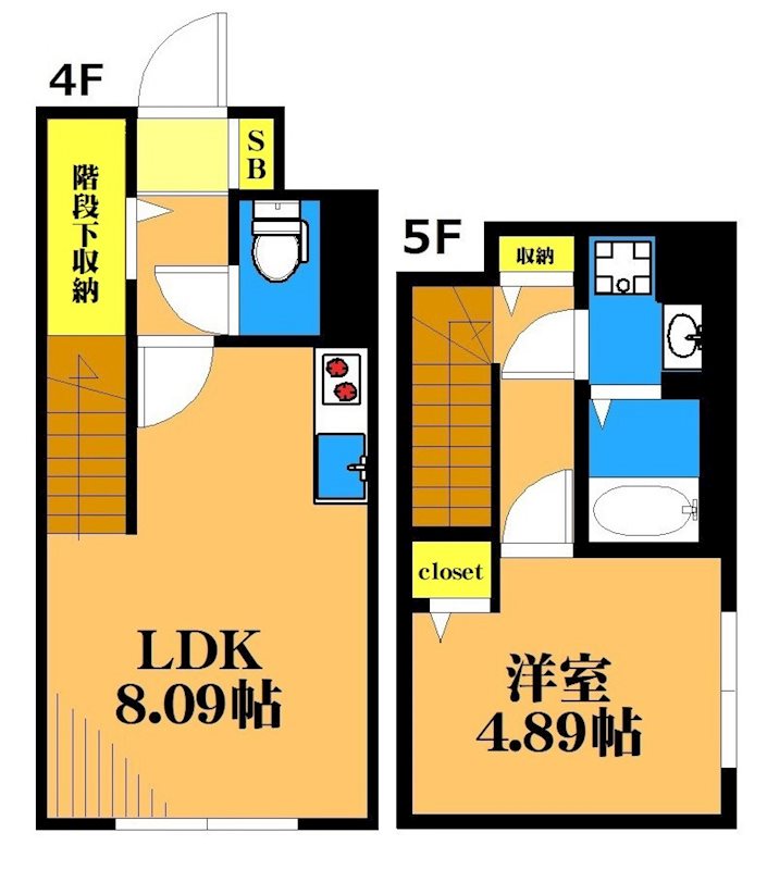 エルファーロ大井町 間取り図