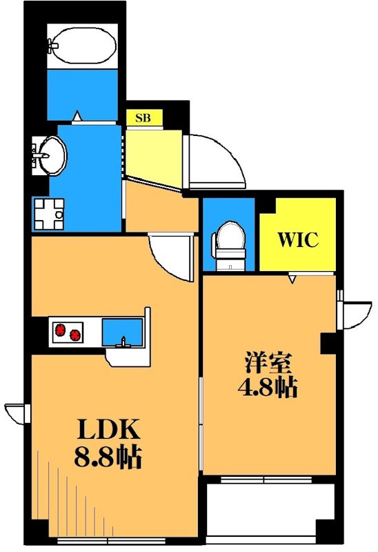 フェリオ大井町 301号室 間取り