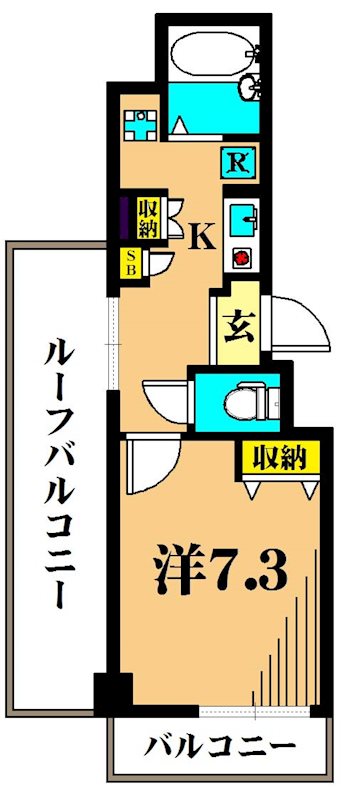 エアリーゼームス坂 315号室 間取り