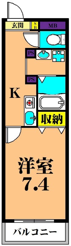 アプローズ祐天寺 間取り図