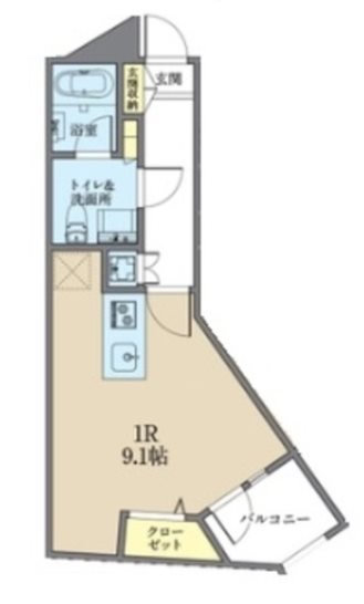 アズ大井町レジデンス   303号室 間取り
