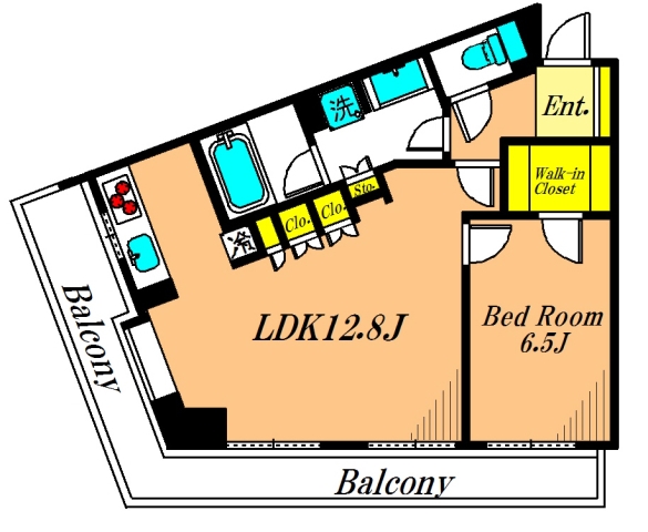 ジョイスコート 1103号室 間取り
