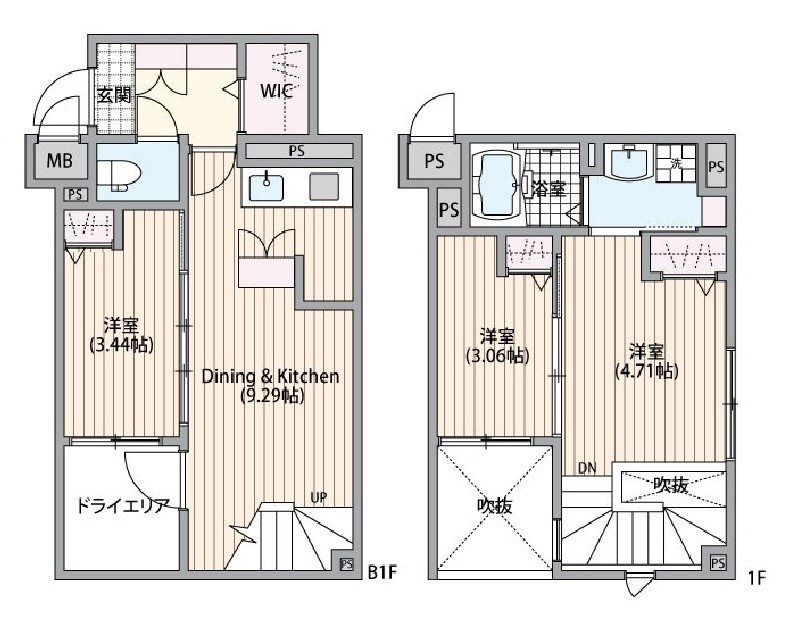 AGRATIO品川大井 105号室 間取り