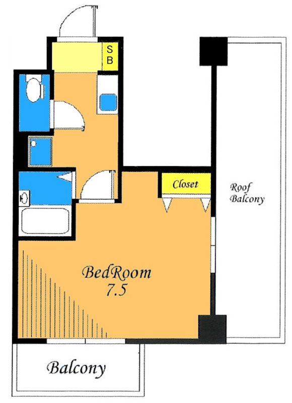 エアリーゼームス坂 312号室 間取り