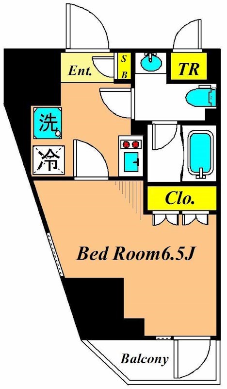 レジディア大森Ⅲ 1405号室 間取り