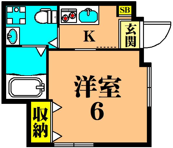 ドイール西小山 101号室 間取り