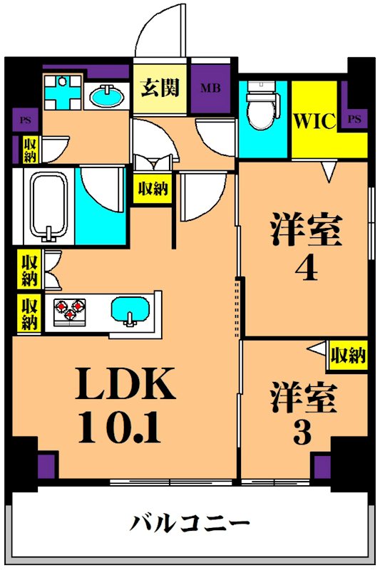 アーバネックス大井仙台坂 間取り図