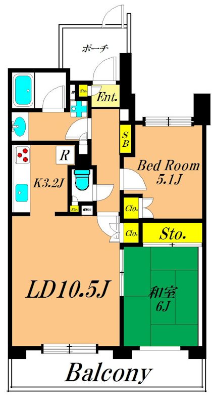 大森パーク・ホームズ　ベイサイドコート 間取り図