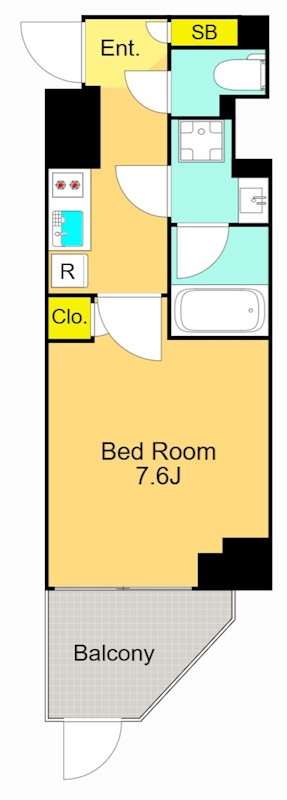 レガリス品川南大井Ⅱ 101号室 間取り