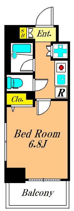 プライムアーバン大森 702号室 間取り