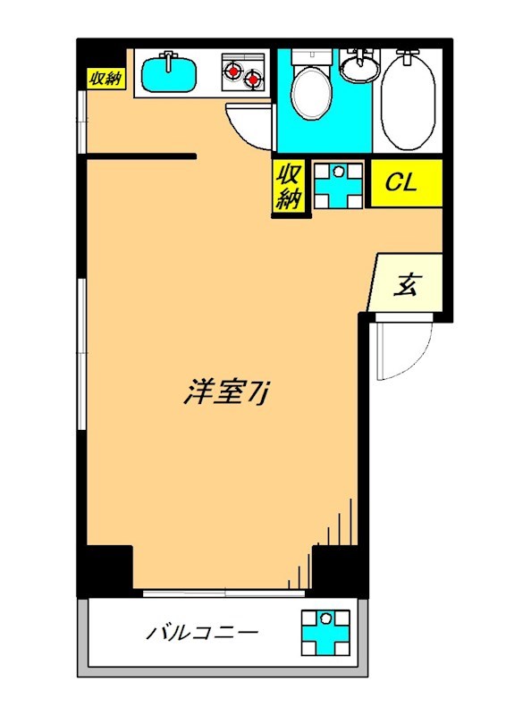 メゾン・アイル 102号室 間取り