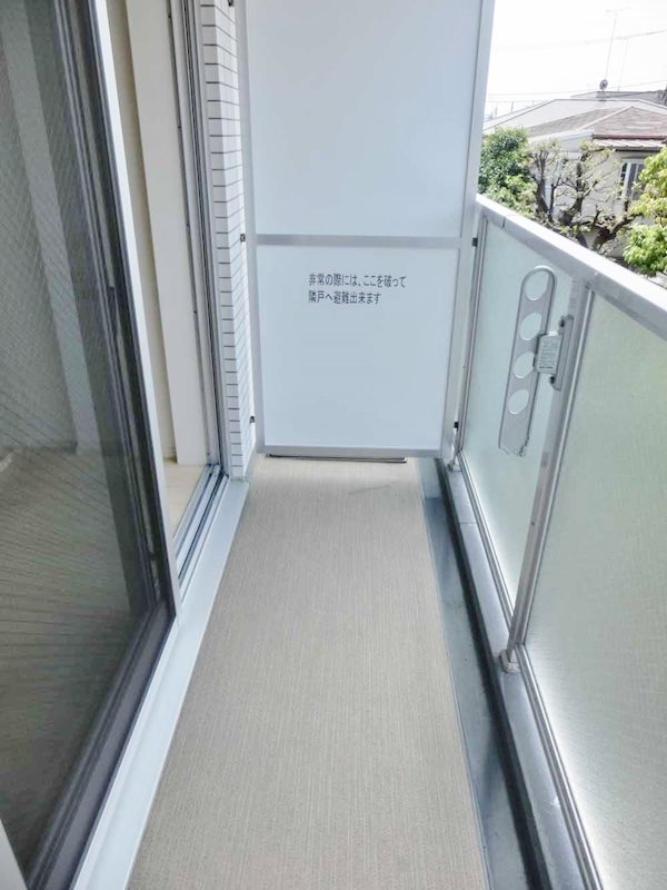 ハーモニーレジデンス大森山王＃002 ベランダ