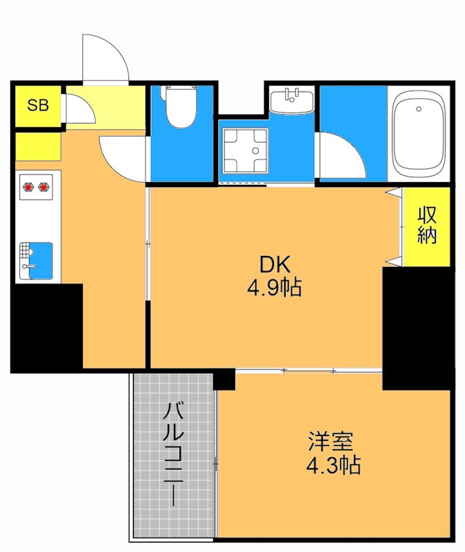 SYFORME大井町Ⅱ 間取り図