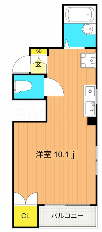 ＥＭハイム  302号室 間取り