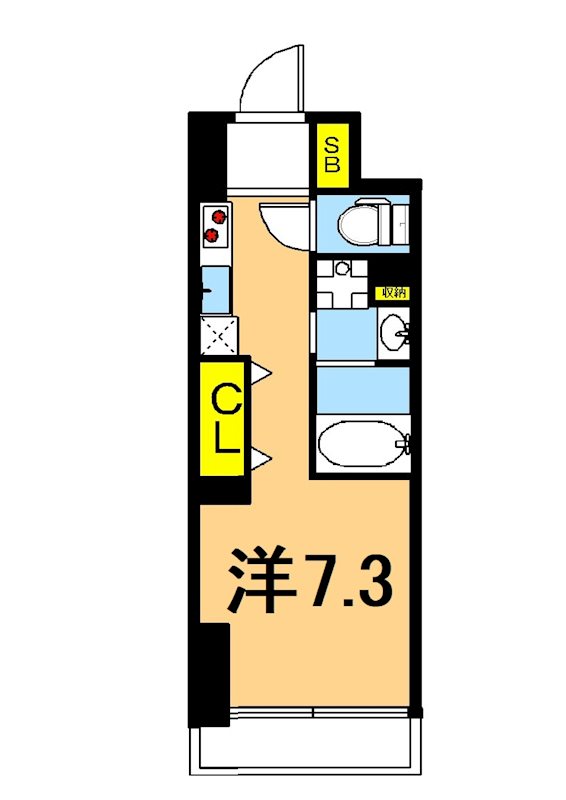 メゾンドアーク南大井 305号室 間取り