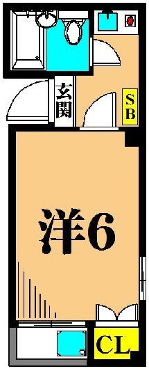 メゾンスギタ  202号室 間取り