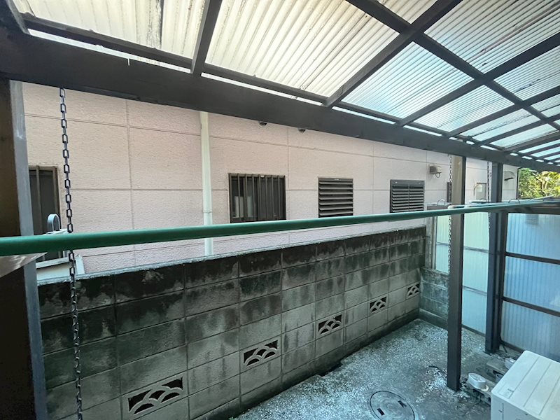 ハイムピーコック ベランダ