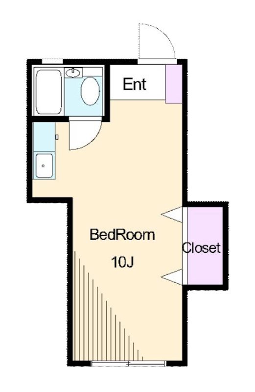 ハイムピーコック  103号室 間取り