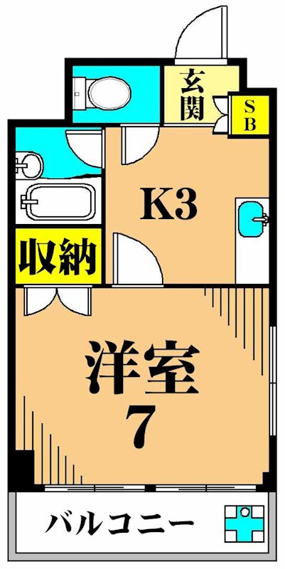 ハイツヒツユ  303号室 間取り