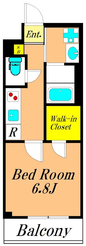 プルメリアレジデンス大森 206号室 間取り