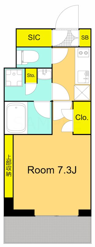 ブライズ西大井DUE 104号室 間取り