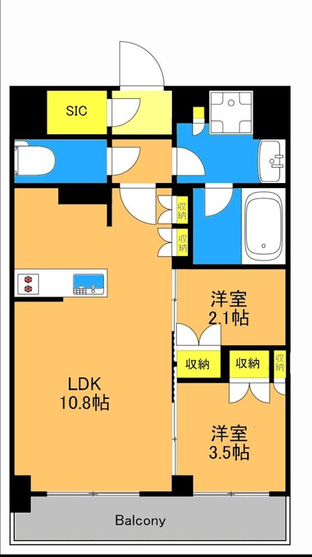 J.GRAN　Court　品川西大井WEST 514号室 間取り