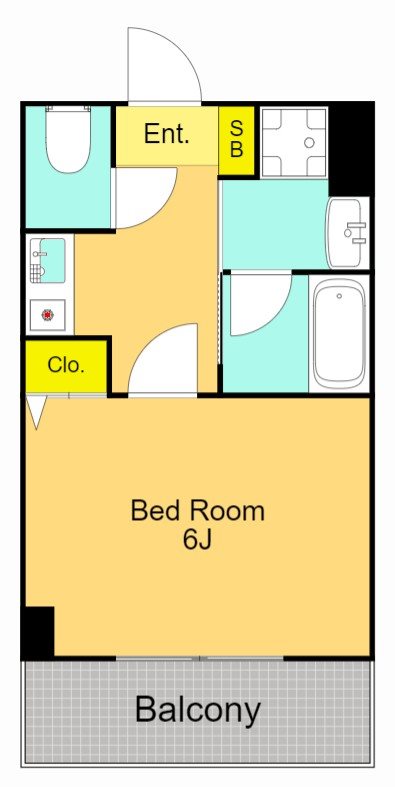 アミーゴ仲六郷 318号室 間取り