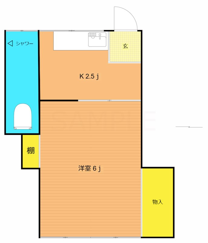 目黒グリーンヴィラ  間取り図