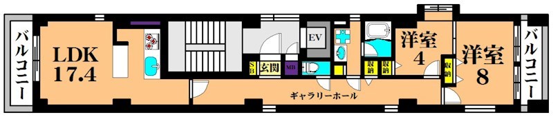 ラプンテシスヤマモト  間取り図