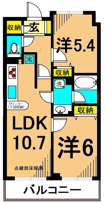 ヒルレジデンス大崎 208号室 間取り
