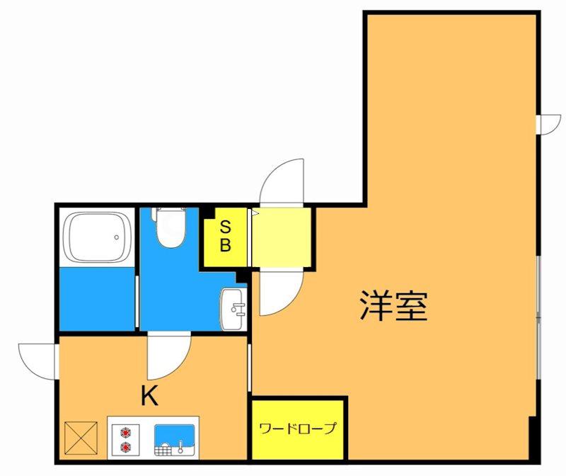 LAPIS大井町Ⅱ   302号室 間取り