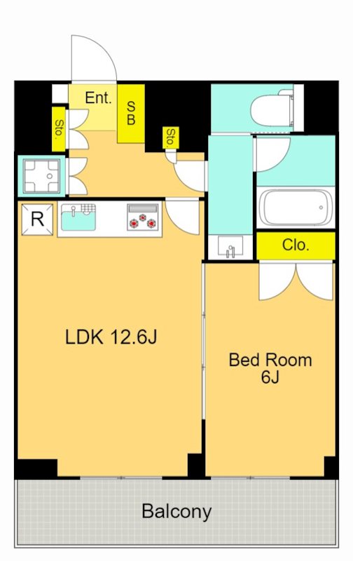 プライマル大森 701号室 間取り