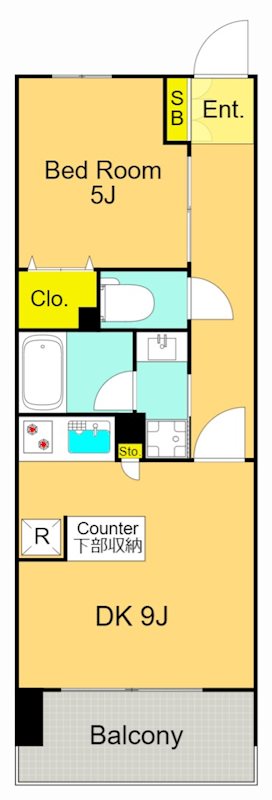 グレイスコート大森海岸 304号室 間取り