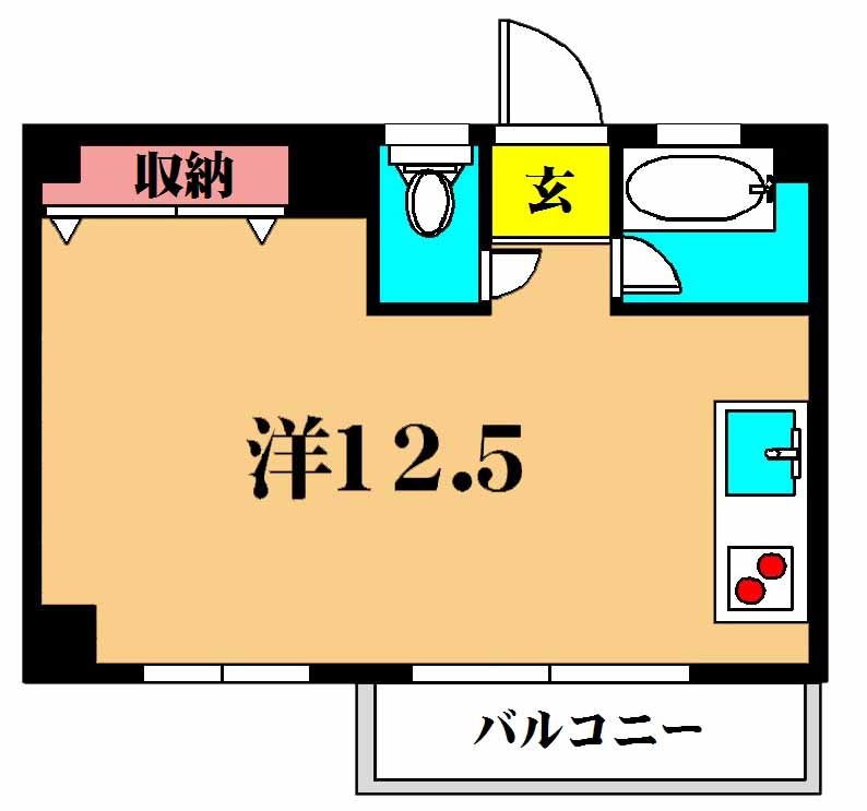 さくらマンション  202号室 間取り