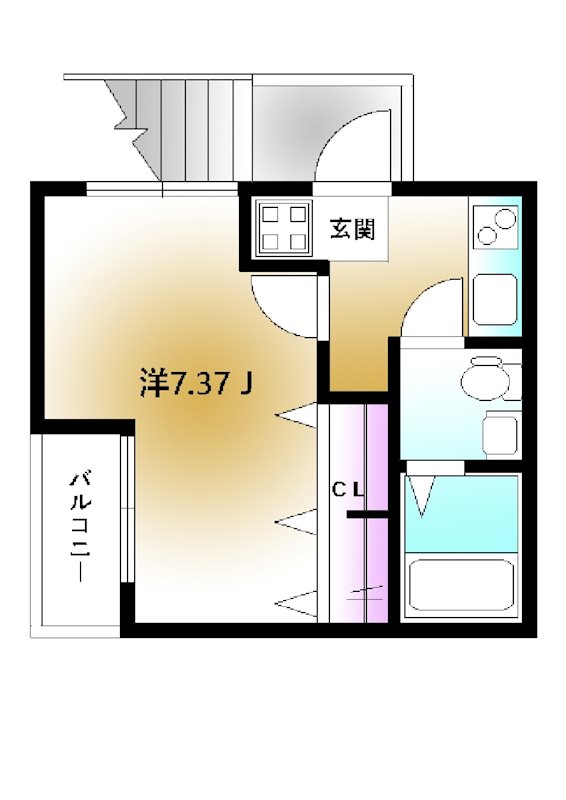 ブランシール大崎  3001号室 間取り