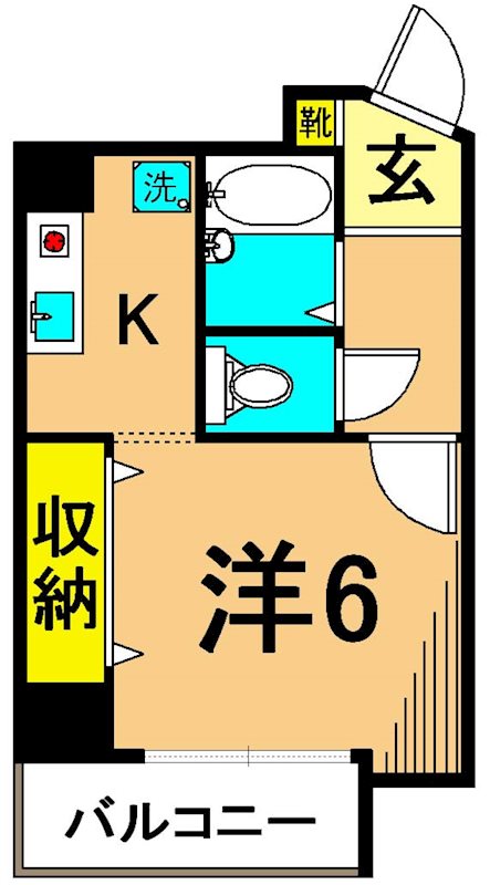 プレメメント  102号室 間取り
