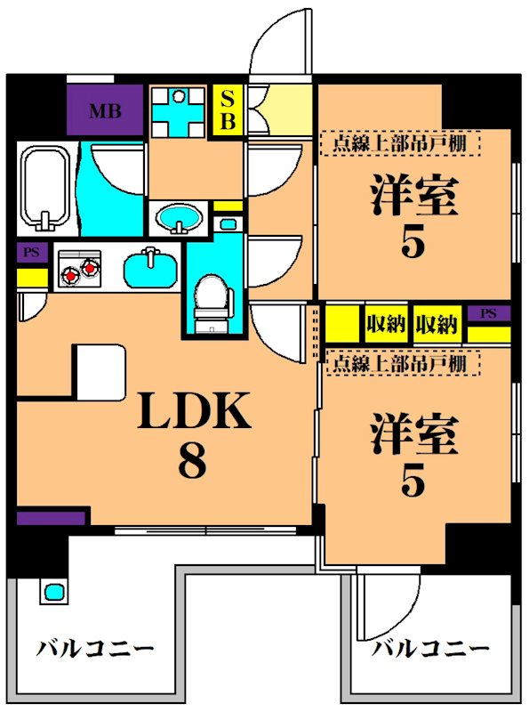 エステムプラザ品川大井町クリスタルヒルズ 間取り図