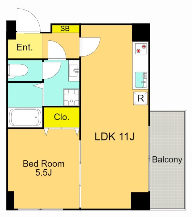 メーゾン俊3rd 201号室 間取り