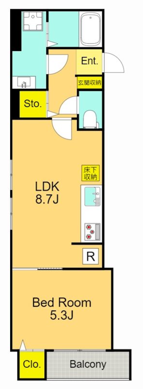 グランドパレス大森 101号室 間取り