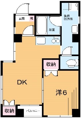 湯建大森北ビル 201号室 間取り