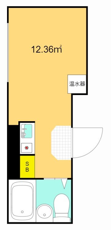 ハイム花房 208号室 間取り