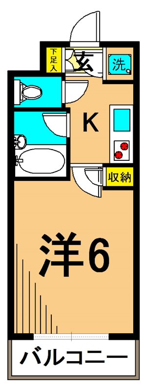 パレ・ホームズ大井町 間取り図