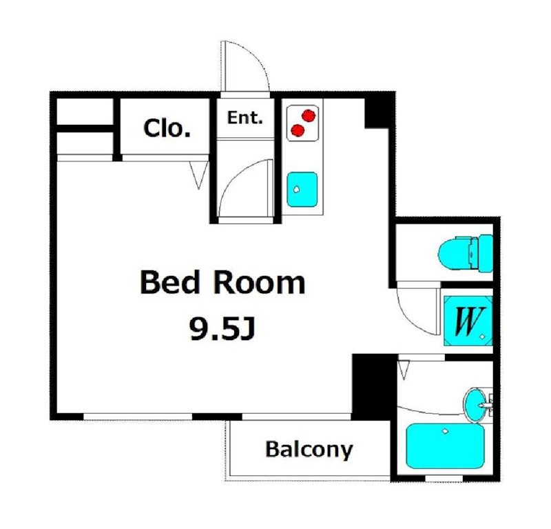 ステラK 1C号室 間取り