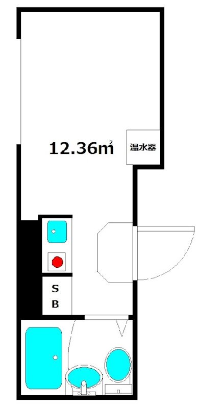 ハイム花房 208号室 間取り