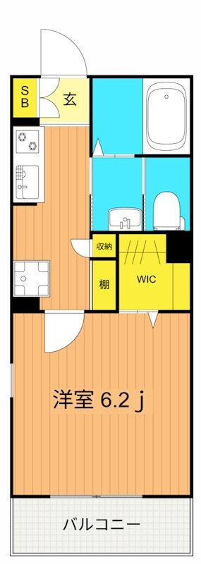 ALLURE渋谷本町 306号室 間取り