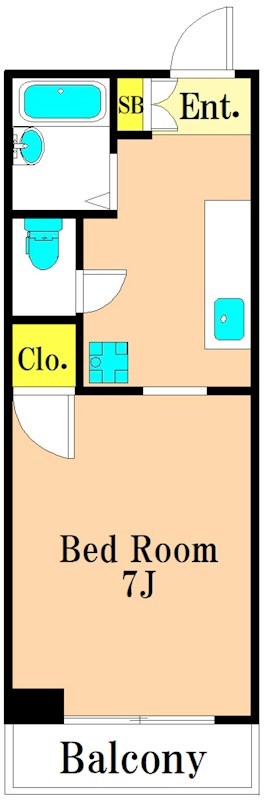 ドミールベルチェリー 間取り図