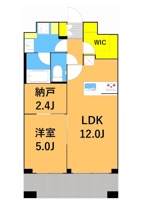 Iris西大井 201号室 間取り